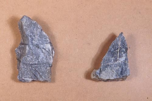 Stones from a talc mine near Mosset