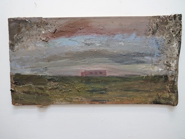 Redundant Army Camp and Field 97 x 188cms