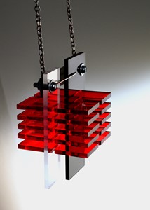 Red Icon Pendant, by Gill Forsbrook