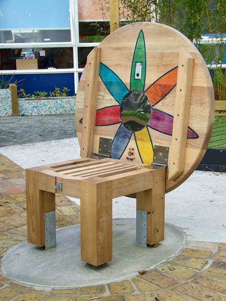 Story-telling chair/stage/worktable