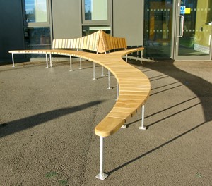 School Bench Project, by Tim Germain