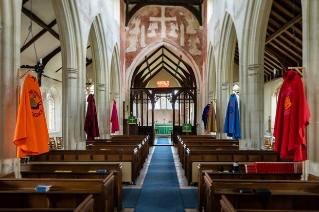 A World To Come - Credit: Installation at All Saints & St Andrew, Kingston, Cambs. Photo Torrie Smith