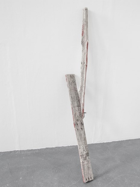 studio works: standing and leaning things - Credit: gill newton