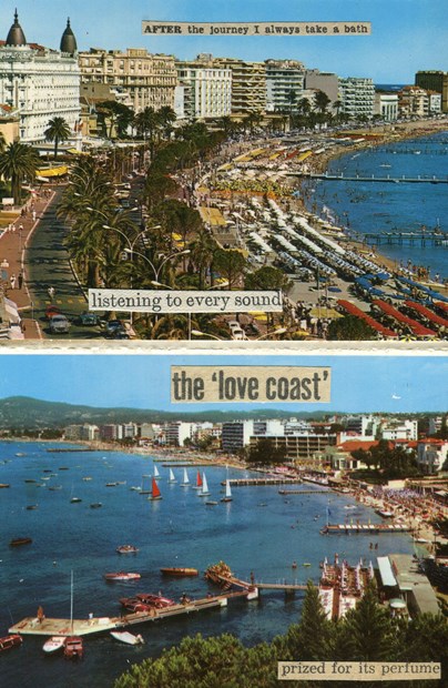 La Cote D'Azur - Postcard Concertina