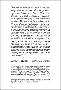 My benchmarks: Clarity, Directness & Economy, by Jeremy Webb