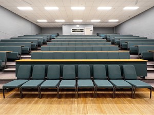 Lecture theatre, NUA, by Jeremy Webb