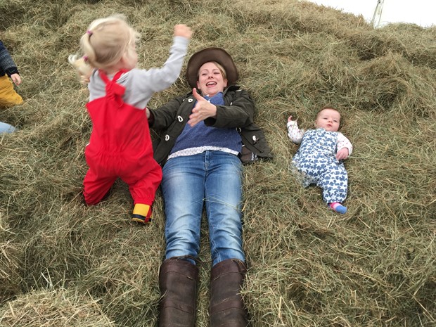Come and Lie in the Hay ! - Credit: Come and Lie in the Hay ! at Wychwood Forest Fair, 2017