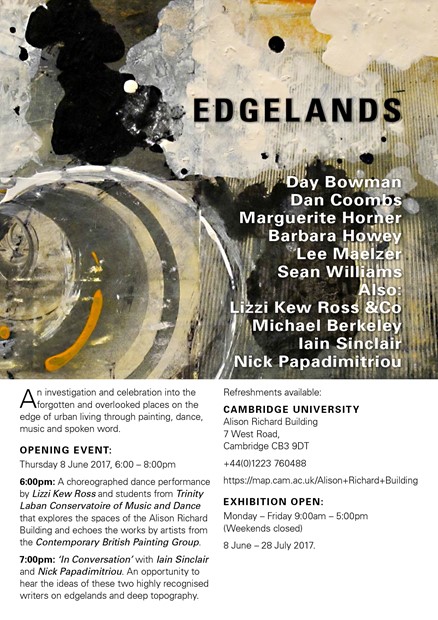 Edgelands Exhibition at Cambridge University ARB Building