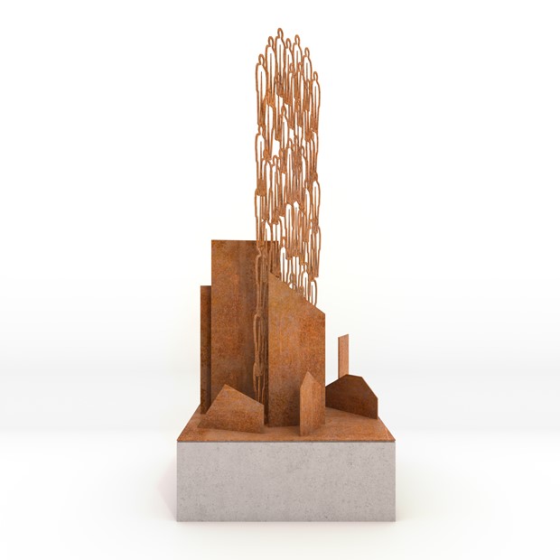 Public Sculpture: TBA - Credit: CGI render by Gordon Brown at Collabor8Studio
