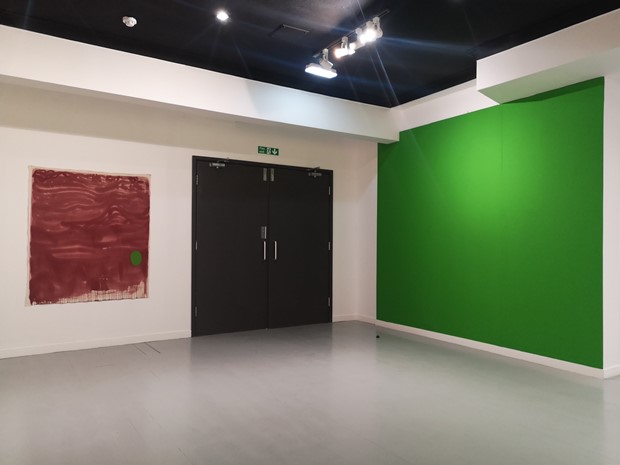 Cryptic Painting (installation images) - Credit: Rachel Magdeburg