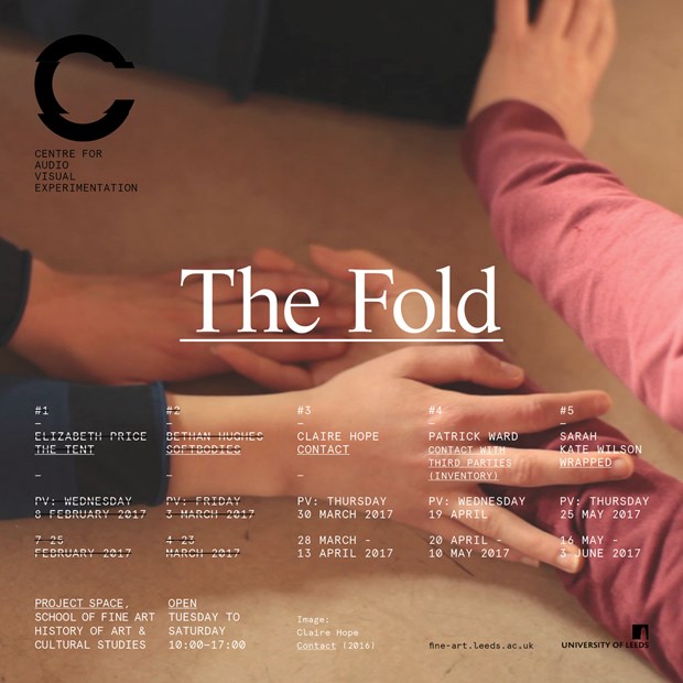 'Contact' (part of exhibition series 'The Fold'), by Claire Hope