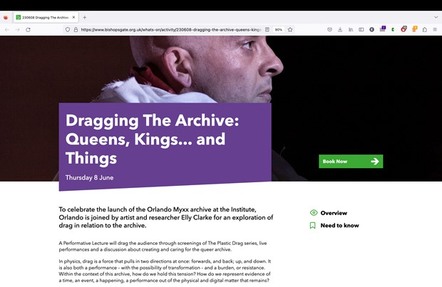 Dragging The Archive: Queens, Kings... and Things, by Elly Clarke