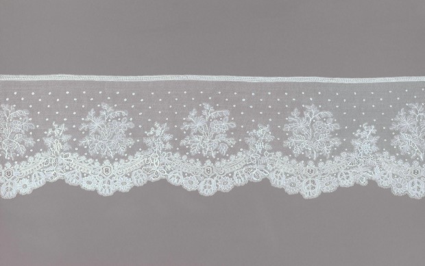 Drawing Museum Lace, Somerset Museum of Rural Life, Glastonbury, by Teresa Whitfield