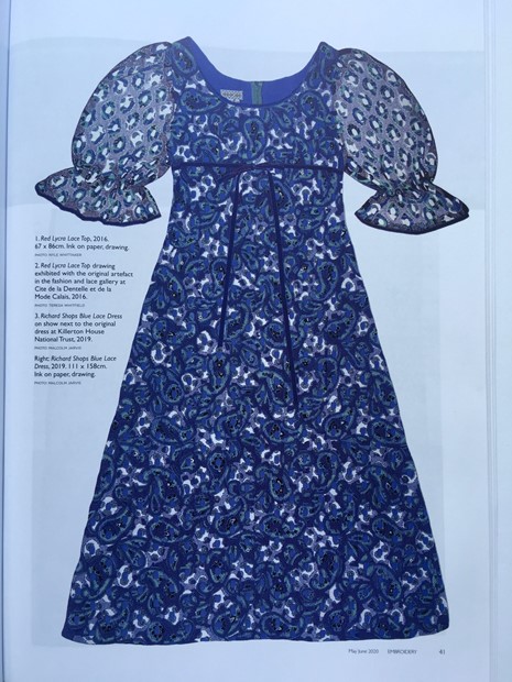 Embroidery Magazine article, by Teresa Whitfield
