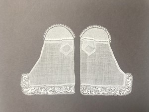 White Lace Christening Mittens, by Teresa Whitfield