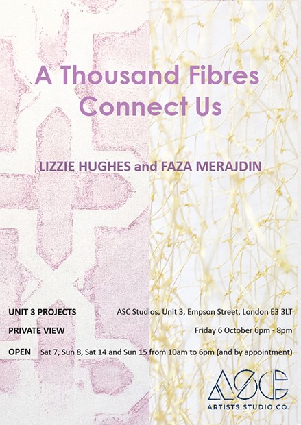 A Thousand Fibres Connect Us, Lizzie Hughes and Faza Merajdin, by Lizzie Hughes