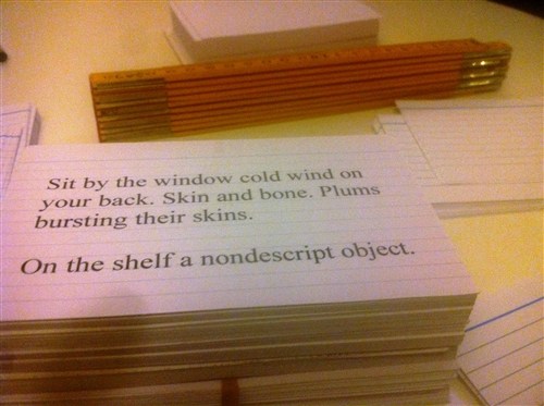THE NOTECARDS