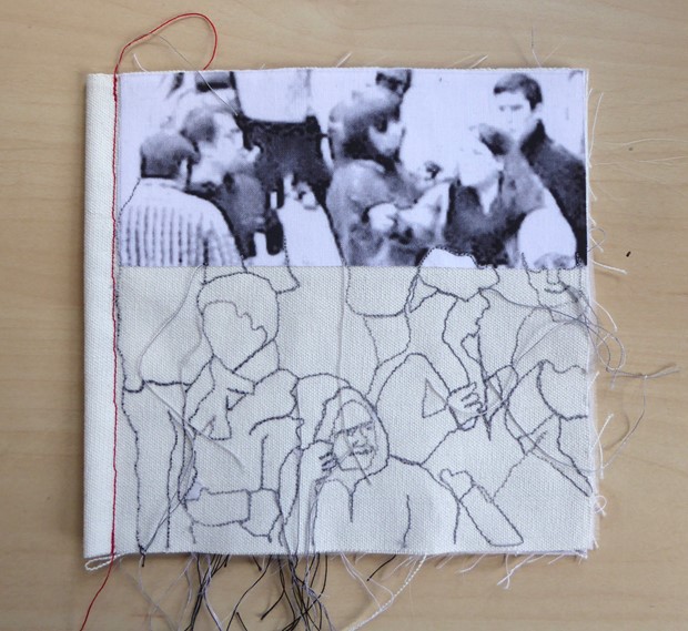 Paris Crowd cloth Book (Textile)