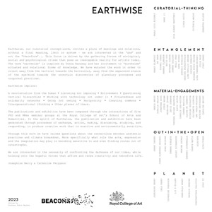 EarthwiseBeaconsfield Gallery, 22 Newport St, London SE11 6AY, by Claire McDermott
