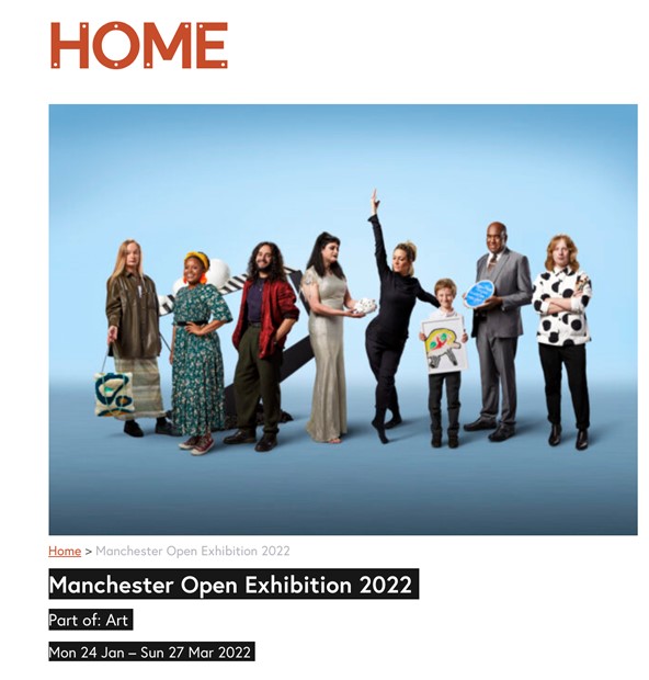 Selected Artist for Manchester Open Exhibition 2022