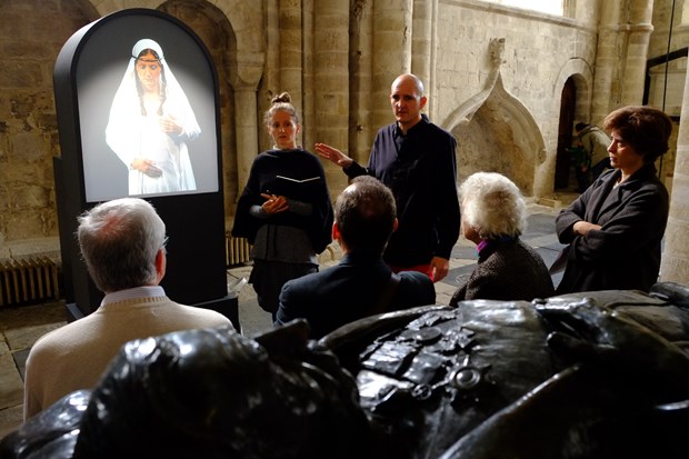 Anima/Animus - Credit: Anima/Animus, installation view (Winchester Cathedral), 2014 photo by Jo Low
