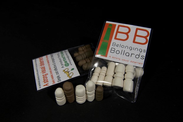 Belongings Bollards - Credit: Belongings Bollards available in packs of 5 at £15