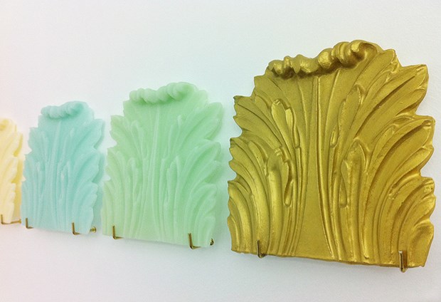 The Dandy & the Mute - Credit: installation detail, acanthus casts in wax and plaster