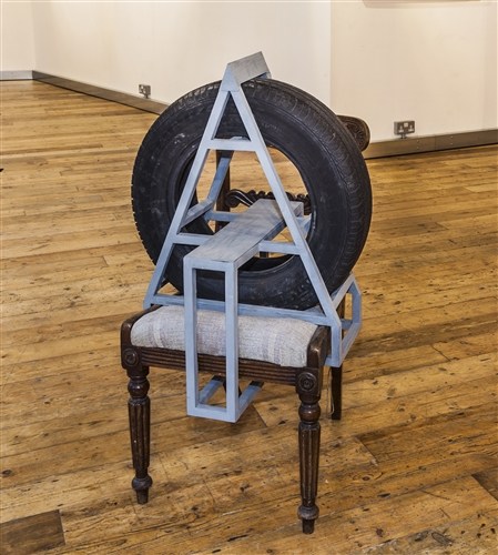 'Tyre/Chair - Cage (here is where I have got to)' - Credit: Victoria Proffitt