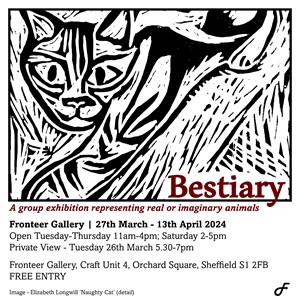 Bestiary, a Fronteer Exhibition, by Jake Francis