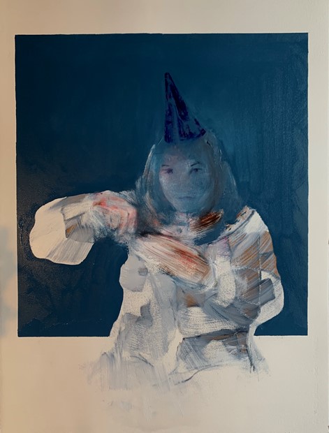 Woman in a Party Hat
