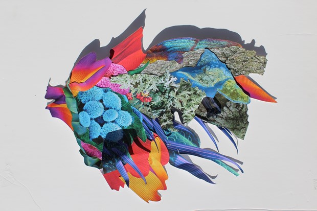 3D Collage Workshop, by noelle genevier