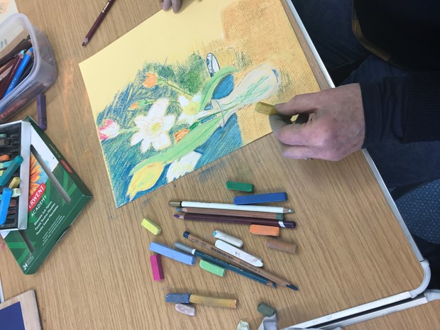 Drawing a Still Life in Pastels, by Julie Arnall