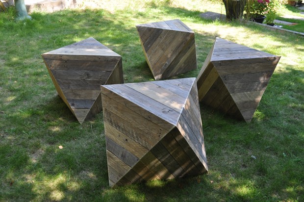 Nothing 'is' Immediate - Geometric Sculptural Installation, by Tony Spencer