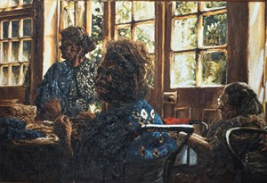 Interior with women 2, by Dariusz Romanowski