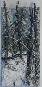 Snow scene 3 (right panel), by Dariusz Romanowski