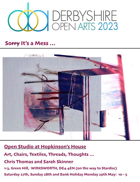 Derbyshire Open Arts at Hopkinson's House, Wirksworth, by ARt ChaiRs