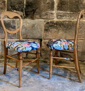 Dream in Colour: Upholstering Chairs for Vitor Azevedo, by Sarah Skinner
