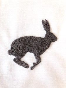 Knotty Grey Hare 2, by Helen Back