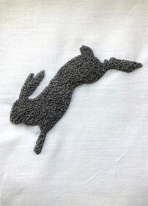 Knotty Grey Hare 3, by Helen Back