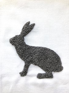 Knotty Grey Hare 1, by Helen Back
