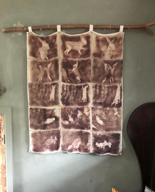 Cry Baby Bunting:Quilt for an unborn child:Tales from a damp caravan